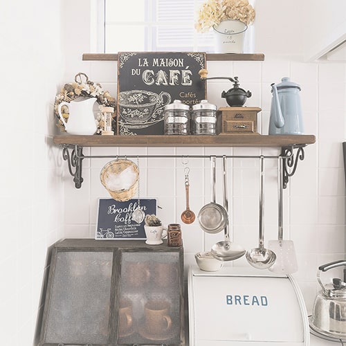 雑貨屋フランの内装 キッチン小物